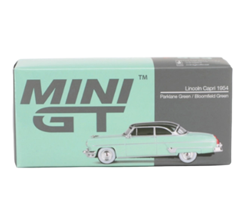 Mini GT 1/64 Lincoln Capri 1954 Parklane Green / Bloomfield Green Mini GT 1/64 Lincoln Capri 1954 Parklane Green / Bloomfield Green