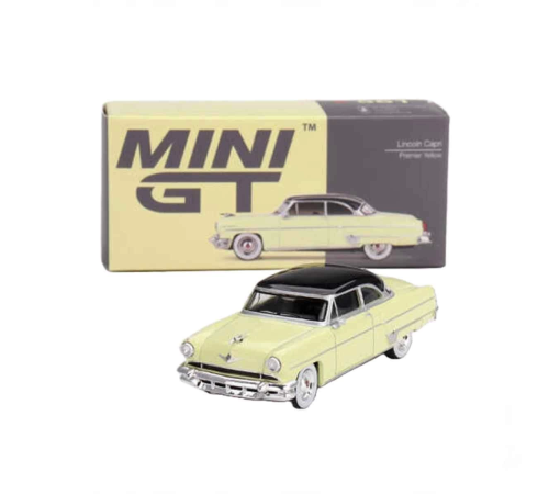 Mini GT 1:64 Lincoln Capri 1954 Premier Yellow Mini GT 1:64 Lincoln Capri 1954 Premier Yellow