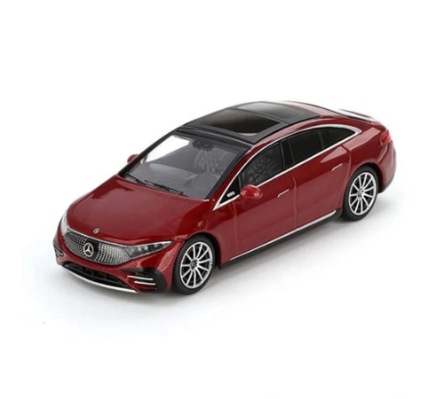 Mini GT 1/64 Mercedes-Benz EQS 580 4MATIC Red Metallic