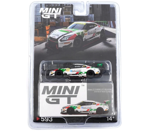 Mini GT 1/64 Nissan GT-R NISMO GT3 KCMG 2018 FIA GT World Cup Macau Mini GT 1/64 Nissan GT-R NISMO GT3 KCMG 2018 FIA GT World Cup Macau