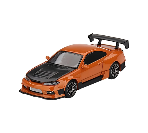 Mini Gt 1:64 Nissan Silvia S15 D-Max Metallic Orange Mini Gt 1:64 Nissan Silvia S15 D-Max Metallic Orange