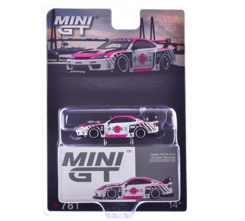 Mini Gt 1/64 Nissan Silvia S15 LB-Super Silhouette Mini Gt 1/64 Nissan Silvia S15 LB-Super Silhouette
