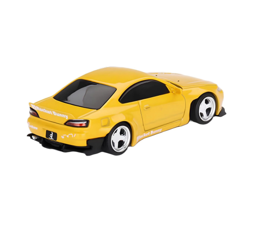 Mini GT 1/64 Nissan Silvia (S15) Rocket Bunny Bronze Yellow MGT00643