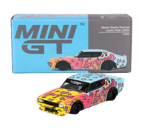 Mini Gt 1/64 Nissan Skyline Kenmeri Liberty Walk LBWK KUMA Mini Gt 1/64 Nissan Skyline Kenmeri Liberty Walk LBWK KUMA