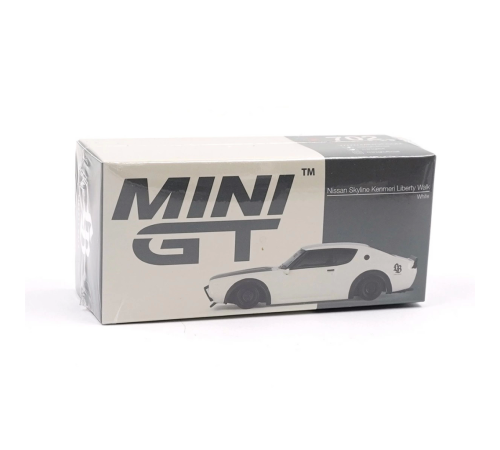 Mini Gt 1/64 Nissan Skyline Kenmeri Liberty Walk White Mini Gt 1/64 Nissan Skyline Kenmeri Liberty Walk White