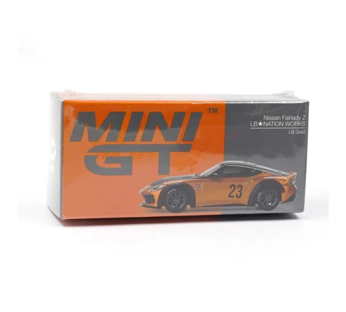 Mini GT 1/64 Nissan Z LB NATION WORKS LB Gold Mini GT 1/64 Nissan Z LB NATION WORKS LB Gold
