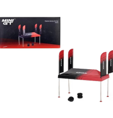 Mini Gt 1/64 Paddock Service Tent Set ''ADVAN''