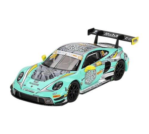 Mini GT 1/64 Porsche 911 GT3 R HubAuto Racing 2023 FIA GT World Cup 70th Macau Grand Prix