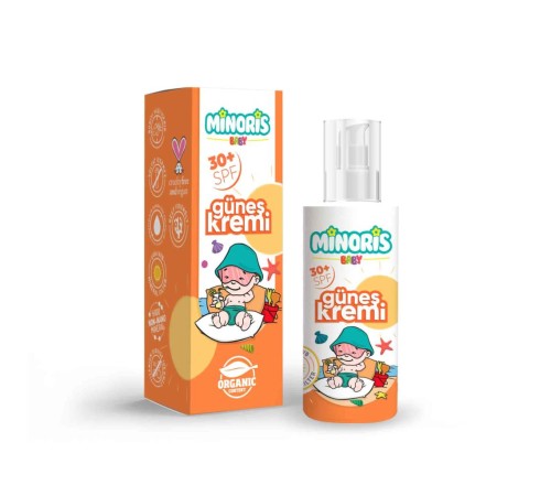 Minoris Baby Organik Güneş Koruyucu Sprey Krem 30 SPF 150ml Minoris Baby Organik Güneş Koruyucu Sprey Krem 30 SPF 150ml
