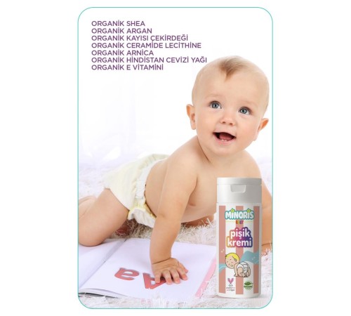 Minoris Baby Pişik Kremi 55 Gr Minoris Baby Pişik Kremi 55 Gr