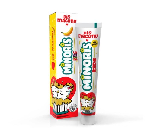 Minoris Kids Organik Diş Macunu 75 ml Minoris Kids Organik Diş Macunu 75 ml
