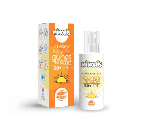 Minoris Organik Leke Karşıtı Güneş Kremi 150ml Minoris Organik Leke Karşıtı Güneş Kremi 150ml