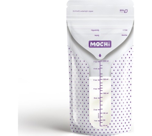 Mochi Anne Sütü Saklama Poşeti 25 Adet 200ml Mochi Anne Sütü Saklama Poşeti 25 Adet 200ml