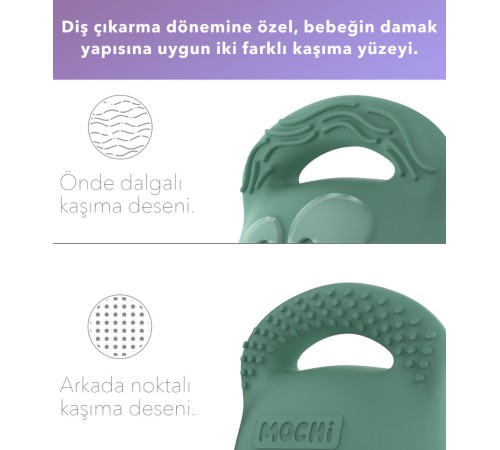 Mochi Diş Kaşıyıcı Yeşil Mochi Diş Kaşıyıcı Yeşil