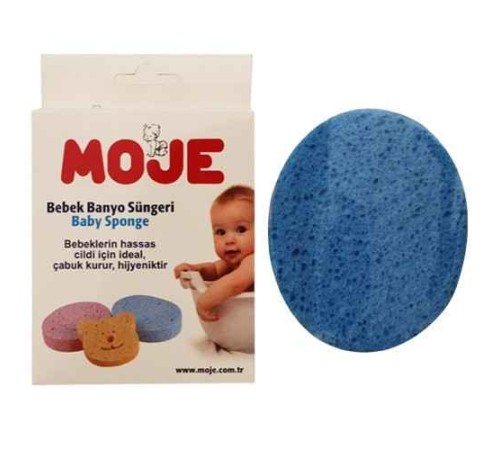 Selülozik Bebek Banyo Süngeri Mavi Selülozik Bebek Banyo Süngeri Mavi