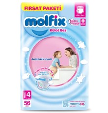 Molfix Külot Bez Fırsat Paketi 4 Beden 9-14 Kg 56 Adet