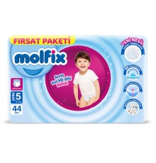 Molfix Külot Bez Fırsat Paketi 5 Beden 12-17 Kg 44 Adet