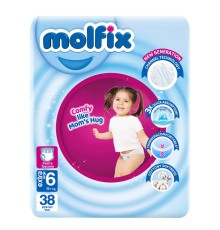 Molfix Külot Bez Jumbo Paket 6 Beden 15+ Kg 38 Adet
