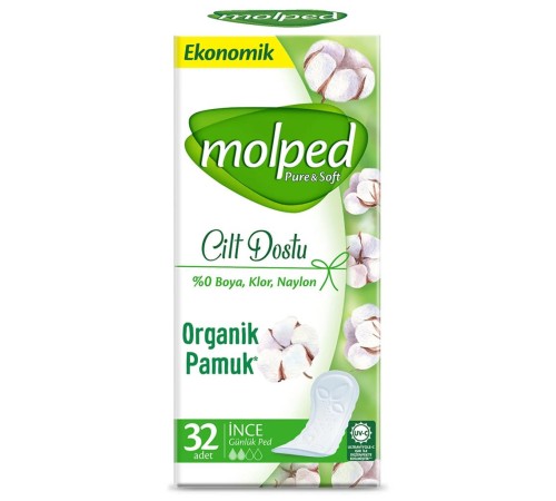 Molped Pure&Soft Cilt Dostu Ped Eko 32 Adet Molped Pure&Soft Cilt Dostu Ped Eko 32 Adet