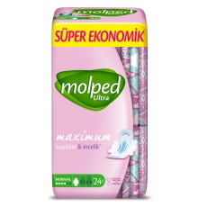 Molped Ultra Hijyenik Anatomik Ped Normal Süper Eko 24 Adet