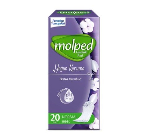 Molped Yoğun Koruma Günlük Ped 20 Adet