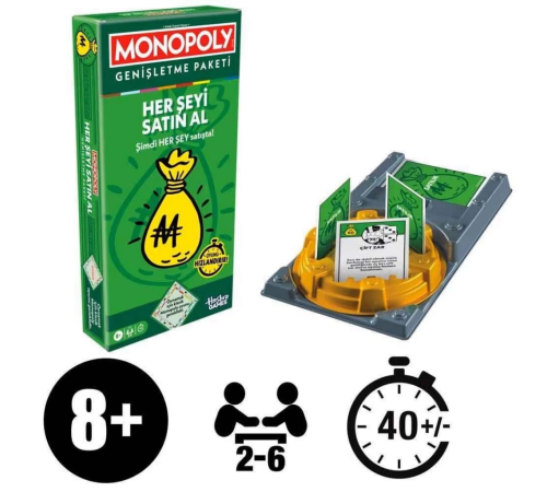 Monopoly Her Şeyi Al Genişletme Paketi Monopoly Her Şeyi Al Genişletme Paketi