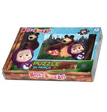 MS7574 Laço Kids Maşa ile Koca Ayı 30 Parça Puzzle