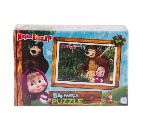 MS7965 Masha ve Koca Ayı 54 Parça Puzzle -Laçokids MS7965 Masha ve Koca Ayı 54 Parça Puzzle -Laçokids