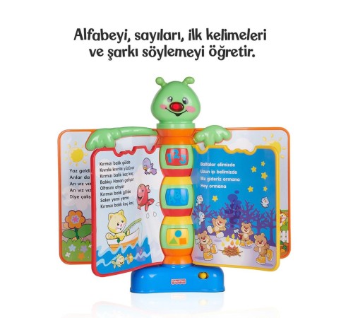 N3835 Fisher-Price® Eğlen ve Öğren Eğitici Masalcı Tırtıl / Türkçe / +6 ay N3835 Fisher-Price® Eğlen ve Öğren Eğitici Masalcı Tırtıl / Türkçe / +6 ay