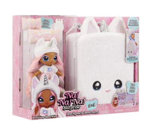 Na! Na! Na! Surprise 3ü1 Arada Büyük Sırt Çantalı Set Whitney Sparkles Na! Na! Na! Surprise 3ü1 Arada Büyük Sırt Çantalı Set Whitney Sparkles