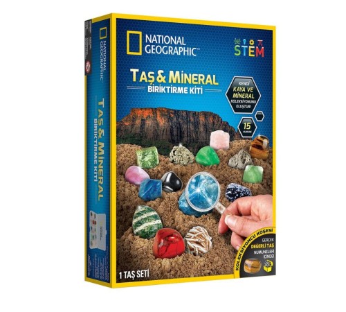 NAT03002 National Geographic Taş ve Mineral Biriktirme Kiti - RTNGRM15 +8 yaş NAT03002 National Geographic Taş ve Mineral Biriktirme Kiti - RTNGRM15 +8 yaş