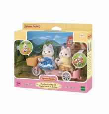 Nessi World 5637 Sylvanian Families Tandem Bisiklet ve Haskiler +3 yaş