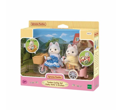 Nessi World 5637 Sylvanian Families Tandem Bisiklet ve Haskiler +3 yaş Nessi World 5637 Sylvanian Families Tandem Bisiklet ve Haskiler +3 yaş