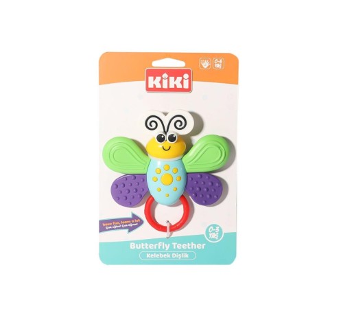 Nessi World AE-2201 Kelebek Dişlik Çıngırak -Kiki Nessi World AE-2201 Kelebek Dişlik Çıngırak -Kiki