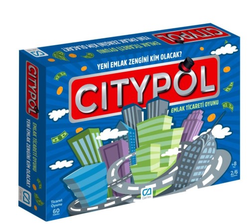 Nessi World CAOYN-5221 Citypol Emlak Ticaret Oyunu -CA Games Nessi World CAOYN-5221 Citypol Emlak Ticaret Oyunu -CA Games