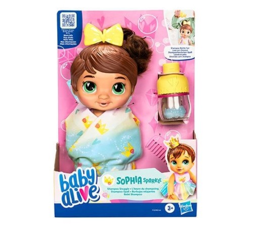 Nessi World F9120 Baby Alive Şampuan Sevgisi Esmer Bebek +3 yaş Nessi World F9120 Baby Alive Şampuan Sevgisi Esmer Bebek +3 yaş