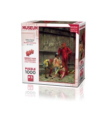 NessiWord 20662 Jesters Playing Cochonnet 1000 Parça Puzzle -KS Puzzle