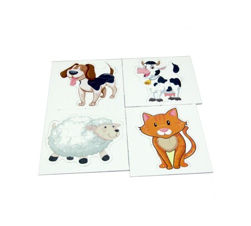 NessiWord LC7224 Laço Kids Baby Puzzle - Hayvanlar / 2+3+4+5 Parça Puzzle / +1 yaş NessiWord LC7224 Laço Kids Baby Puzzle - Hayvanlar / 2+3+4+5 Parça Puzzle / +1 yaş