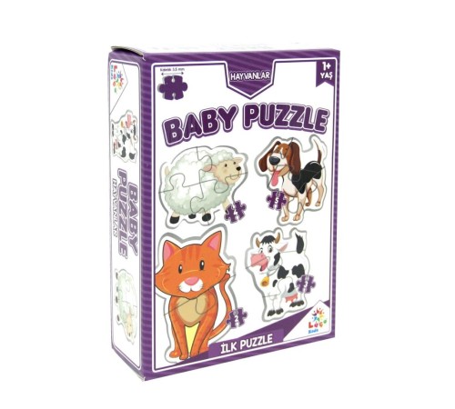 NessiWord LC7224 Laço Kids Baby Puzzle - Hayvanlar / 2+3+4+5 Parça Puzzle / +1 yaş NessiWord LC7224 Laço Kids Baby Puzzle - Hayvanlar / 2+3+4+5 Parça Puzzle / +1 yaş