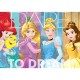 NessiWord PR714 KS Disney Princess / 100 Parça Puzzle