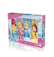 NessiWord PR714 KS Disney Princess / 100 Parça Puzzle