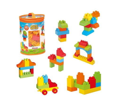 01253 Multi Bloklar 62 Parça -Dede 01253 Multi Bloklar 62 Parça -Dede