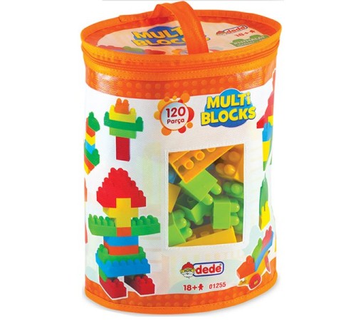 01255 Dede, Multi Bloklar 120 Parça 01255 Dede, Multi Bloklar 120 Parça