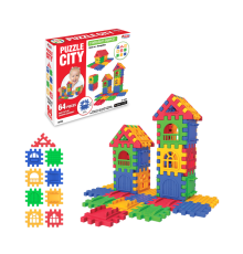 03702 Puzzle City 64 Parça -Dede