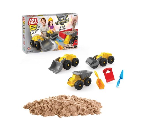 03727 İş Makineleri Kum Seti 750 gr -Dede 03727 İş Makineleri Kum Seti 750 gr -Dede