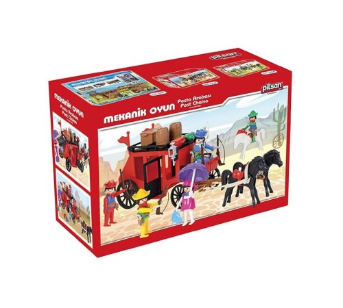 04 002 Mini Mekanik Seri 2 Posta Arabası -Pilsan Oyuncak