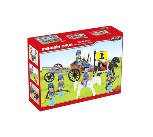 04 004 Mini Mekanik Seri 4 Top Arabası -Pilsan Oyuncak