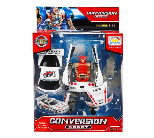 1:32 Sesli ve Işıklı Dönüşebilen Robot 1:32 Sesli ve Işıklı Dönüşebilen Robot