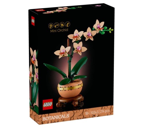 10343 Lego iconic Botanicals Mini Orkide 274 parça +18 yaş 10343 Lego iconic Botanicals Mini Orkide 274 parça +18 yaş
