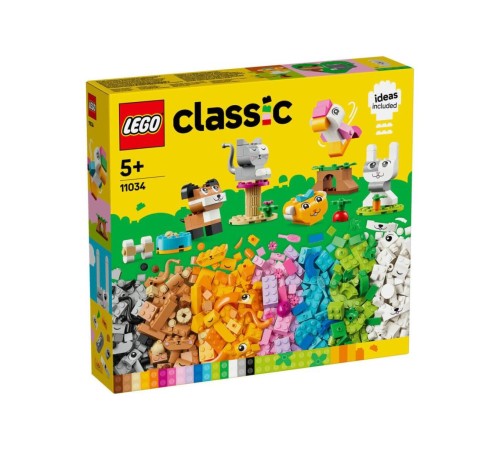 11034 LEGO® Classic Yaratıcı Evcil Hayvanlar 450 parça +5 yaş 11034 LEGO® Classic Yaratıcı Evcil Hayvanlar 450 parça +5 yaş